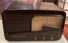 Vintage GE Model 218 AM FM Radio lampowe stołowe - niesprawdzone tak jak jest