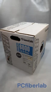 Cable elevador General Cable GenSPEED 6000 Cat 6 23 AWG CMR marrón 1000 pies - Imagen 1 de 3