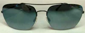 MAUI JIM LAVA TUBE 786 SUNGLASSES BLACK / POLARIZED GREY LENS 57/17 145 - Picture 1 of 4