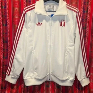 Adidas Peru Jacke FPF Limited Edition Suede Shield Brandneu Größe L - Bild 1 von 6
