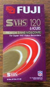 Cassette de video Fuji Film VHS HQ ST-120 6 horas alta calidad SELLADO - Imagen 1 de 2