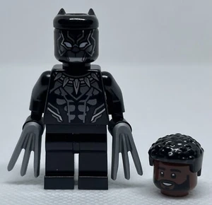 LEGO Marvel Black Panther Minifigur mit Acc (sh807) [76204] - Bild 1 von 4