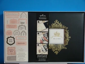 Hallmark wedding " MR. & MRS." instant scrapbook, 8" X 8", 20 pages - Picture 1 of 6