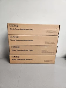 Ricoh 416890 Waste Toner Bottle MP C6003 Lot of 4 - Picture 1 of 1