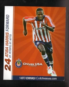 Tarjeta fotográfica Atiba Harris--Chivas EE. UU.--5x6 SGA - Imagen 1 de 1