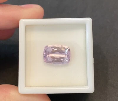 ✨JTV 7,80ct 14x10 mm corte cojín Kunzita✨ Foto 1 de 4