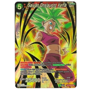 Dragon Ball Super Saiyan Onslaught Kefla BT4-019 SR NM Colossal Warfare 2018 EUC - Picture 1 of 2