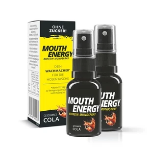 MOUTH ENERGY Koffein Mundspray Cola 2er Set Dein Wachmacher für die Hosentasche - Bild 1 von 12