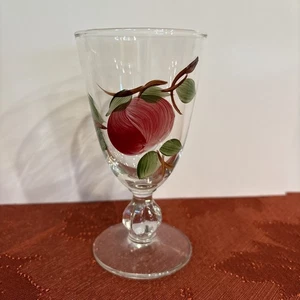 PATRÓN DE MANZANA FRANCISCANA LIBBEY TALLO JUGO VASO(ES) USADO(S) - Imagen 1 de 4