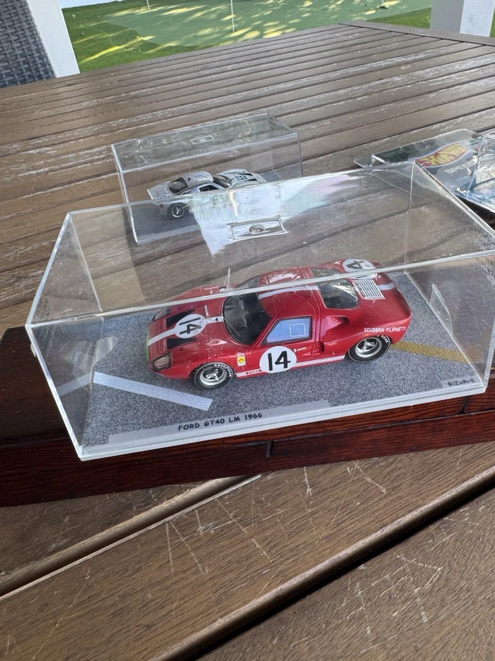 Bizarre 1966 Ford GT40 LM 1966 - RARE RED - 17th Hour Accident - Vintage BZ281 - Image 1 of 4