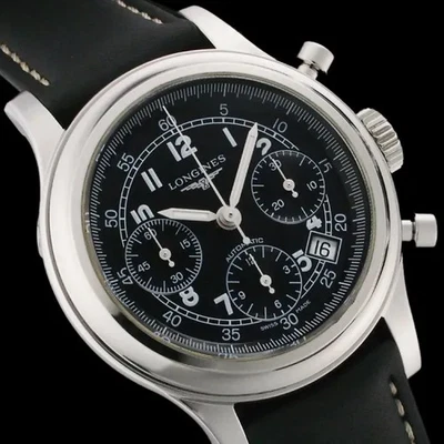 Longines Heritage 1951 Chronograph L2.745.4.53.4 Black Dial #SU437 - image 1 of 4