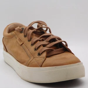 Taos Plim Soul Lux Causal Footwear Women Leather Sneakers Lace Up Logo Size 7 - Picture 1 of 11