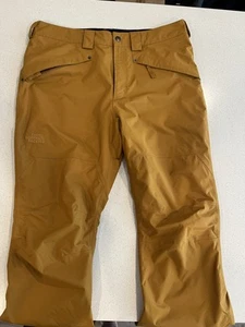 The North Face DryVent Men’s Snow Pants Snowboard Skiing Winter Brown Orange XL - Picture 1 of 4