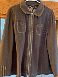 Basler Black Label braune Jacke / Blazer Jacke Gr. 44 EU Full Zip gefüttert Karriere - Bild 1 von 10