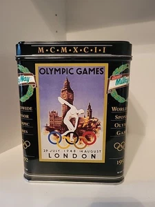 Vintage Mars Milchstraße 1992 Olympische Spiele Sammlerdose Sponsor LEER - Bild 1 von 14
