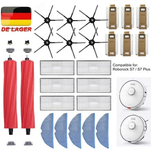 DE Mopp Bürste Filter Staubbeutel Kits Für Roborock S7+ T7 T7S Plus Staubsauger - Bild 1 von 42