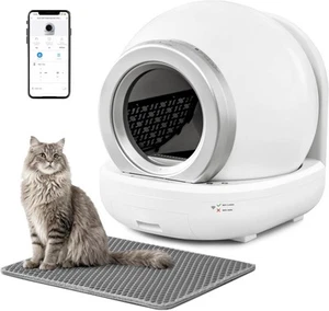 Self Cleaning Automatic Cat Litter Box, Litter Robot for Multiple Cats, Safe/... - Picture 1 of 7