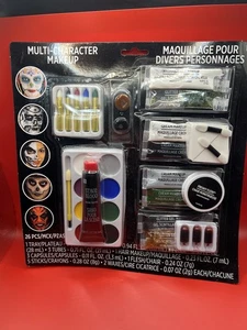Kit de Maquillaje Multi Personaje Elegante Disfraz Halloween Adulto Accesorio - Imagen 1 de 3