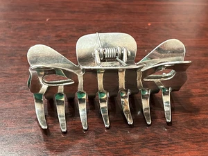Pat Areias Sterling Silver Hair Claw Clip 2.5" 37.2 Grams - Picture 1 of 5