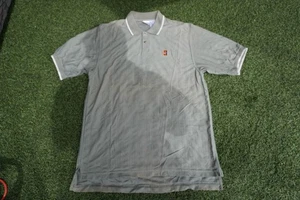 VINTAGE Nike Poloshirt Erwachsene Medium beige rot Tennis Challenge Court Herren - Bild 1 von 9