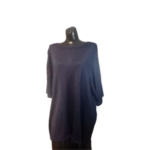 Sag Harbor Shirt Woman Size 2X Blue Acrylic Rayon Short Sleeve Top NWT - Picture 1 of 8