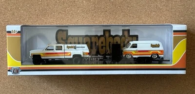 M2 Machines Squarebody Syndicate 1974 Chevy Silverado C30 1973 Van G10 S45 - Image 1 of 4