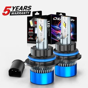 9007 LED Headlight Bulb Conversion Kit High Low Beam 6000K Bright White - Foto 1 di 11