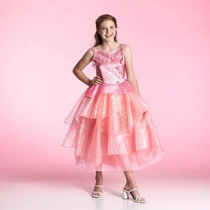Verkleidung Mädchen Wicked Deluxe Glinda Mädchen Kostüm | Böse Kostüme Gr. M - Bild 1 von 8