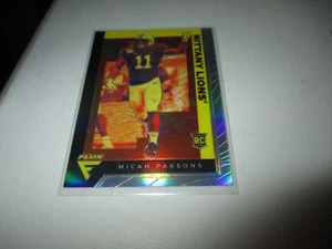 Micah Parsons 2021 Panini Chronicles Flux Draft Picks Silver Prizm RC #227 - Picture 1 of 1