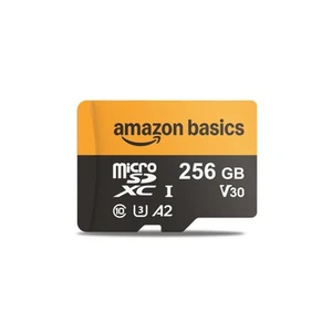 256GB microSDXC Card with Adapter, Read Speed Up to 200MB/s, - Picture 1 of 5