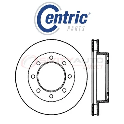Centric C-TEK Disc Brake Rotor for 1978-1980 Dodge CB300 3.7L 5.2L 5.9L 6.6L ma - Image 1 of 4