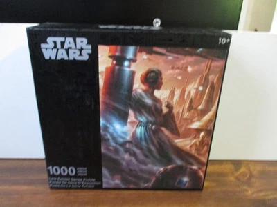 Star Wars Disney Parks Leia Exhibit 1000 Piece Puzzle New In Box 20"x 28" - Image 1 of 4