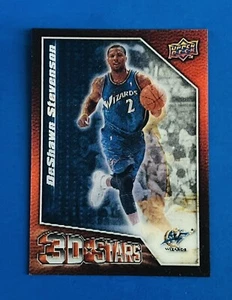 2009-10 UD 3D Stars Gilbert Arenas & Deshawn Stevenson Insert Card #3D-MI; Mint - Picture 1 of 2