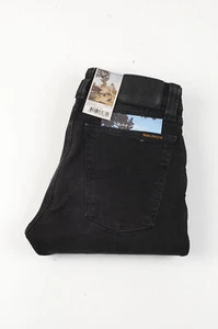 37469 Pantalones de mezclilla Nudie ajustados usados negros para hombre talla 26/32 - Imagen 1 de 7