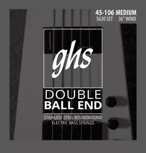 GHS 5630 Double Ball End Edelstahl Bassgitarrensaiten; 45-106 - Bild 1 von 2