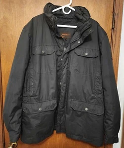 Hawke & Co Outfitters 3-in-1 XL Extra Large Coat Hooded Jacket Men's Black - Picture 1 of 8