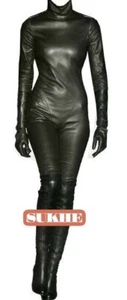 Unisex Maßgeschneidert Lammleder Leder Catsuit Body Kleid Kostüm Neu - Bild 1 von 1