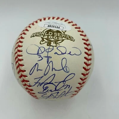 2002 Anaheim Angels World Series Champs Team Signed W.S. Baseball With JSA COA - Image 1 of 4