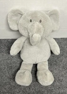 Kellytoy Gray Elephant 13" Plush Rattle Stuffed Animal Toy Crinkle Ears - Picture 1 of 3