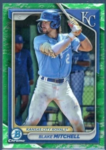 Blake Mitchell 2024 Bowman Chrome Lunar Glow Refractor BCP-117 Royals Prospect - Picture 1 of 2
