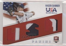 2015 USA Baseball Box Set 18U National Team Jerseys Prime /35 Hagen Danner #7