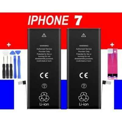 New Internal iPhone 7 / 7 Plus Battery 0 Cycle - Grade AAA + STICKER + Tools - Image 1 of 4