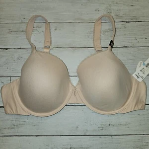 Paramour Bra Womens 42C Tan Lightweight Soft Lightly Padded Underwire Target NEW - Picture 1 of 8