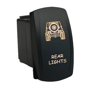 Wippschalter 12V 6B44W RÜCKLEUCHTEN Laser Dual LED weiß EIN AUS - Bild 1 von 1