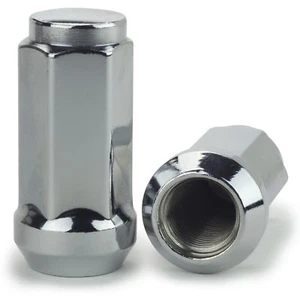 20 Lug Nuts 1.9" Long Bulge Acorn 12x1.5 Chrome - Picture 1 of 3