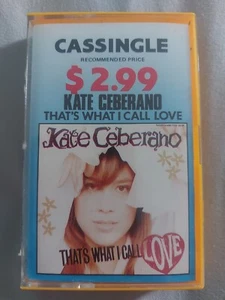 Kate Ceberano That's What I Call Love RARE Tape Cassette Single Cassingle Aust. - Picture 1 of 6
