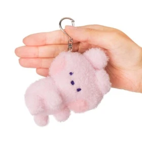 BTS BT21 Ufficiale Prodotti Autentici COOKY minini PELUCHE PORTACHIAVI Borsa Ciondolo Nuovo - Foto 1 di 11