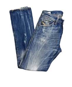 Diesel Men's Jeans Sz 30 L32 Darron Blue Slim Fit Tapered Distressed Destroyed - Bild 1 von 11