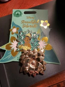 Disney Fiori PRINCIPESSA E LA RANA TIANA Bellissima DLR WDW Spilla Limitata (Leggi) - Foto 1 di 3