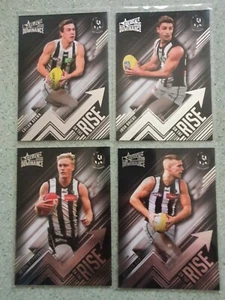 2020 AFL SELECT DOMINANCE COLLINGWOOD ON THE RISE TEAM SET 4 DAICOS BROWN - Picture 1 of 2